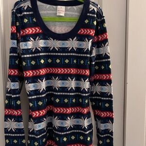 Hanna Andersson Womens 2-Piece Holiday Pajamas